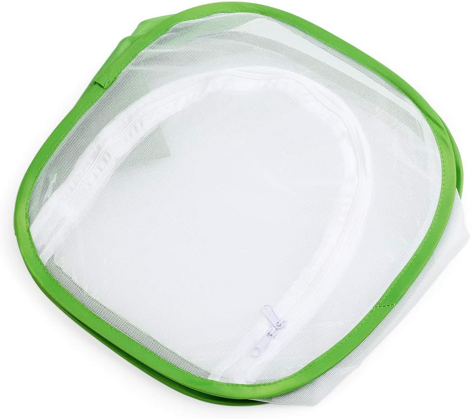 RESTCLOUD Professional Butterfly Habitat Insect Cage Caterpillar Enclosure Pop-up Polyester Bottom for Easier Clean