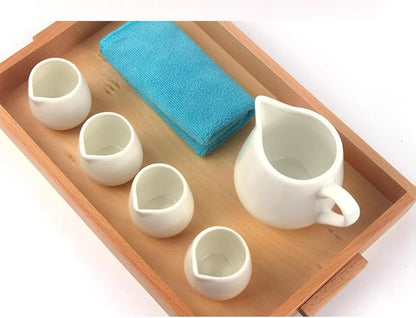 Montessori Wooden Pouring Game, Transfer Work and Fine Motor Learning, Motor Skills Development