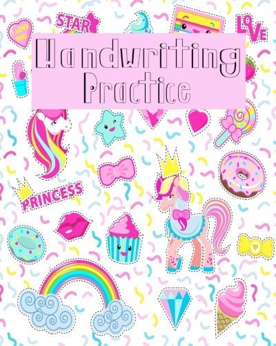 Handwriting Practice: Blank Hand Writing For Kids Homwork