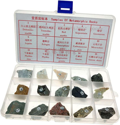 LoveinDIY Metamorphic Rock Teaching Aid Supplies Collection, Ages 8 and Up