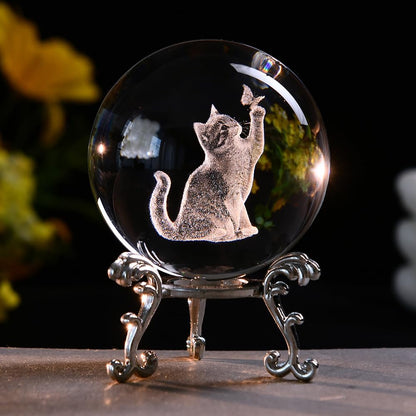 3D Solar System Crystal Ball Universe Gifts 60mm Glass Astronomy Globe Decor Science Planets Model Gift Space Themed Gifts for Space Enthusiasts and Model Collectors