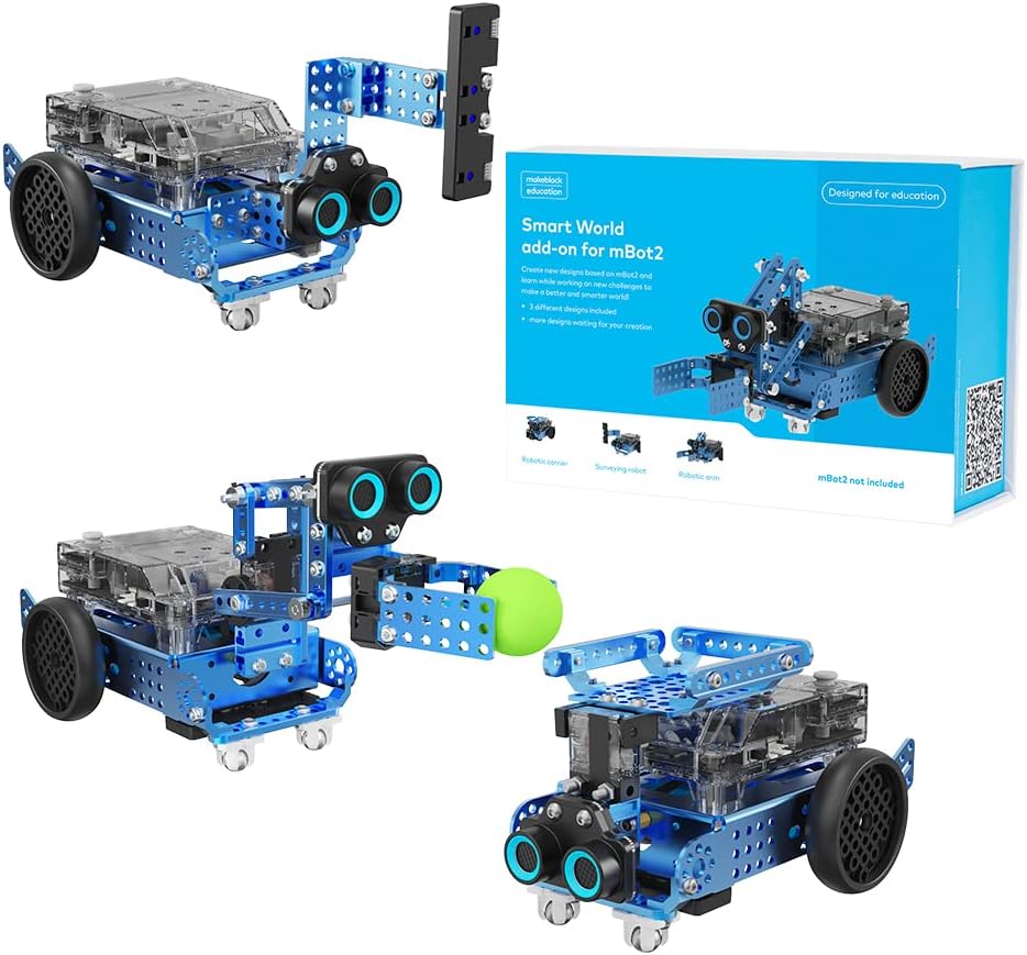 Makeblock mBot2 Coding Robot for Kids, Code Learning Support Scratch & Python Programming, Robotics Kit for Kids Ages 8-14 and up, Building STEM Robot Toys Gifts for Boys Girls