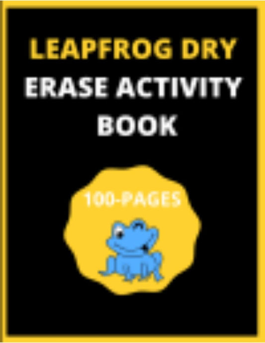 Leap Frog Dry Erase Activity Book: 100 Pages Preschool Practice Handwriting Workbook, Activity Book for Boys, and Girls
