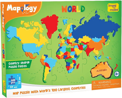 Imagimake Mapology Solar System for Kids | Educational Toys for Kids 5-7 | Space Toys | Puzzles for Boys & Girls Ages 4-8 | 6 Year Old Boy Gifts & Girl Gifts