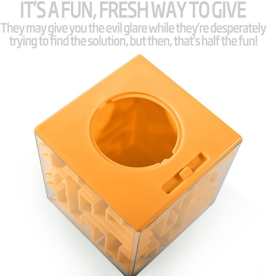 Trekbest Money Maze Puzzle Box - A Fun Unique Way to Give Gifts for Kids and Adults (Green)