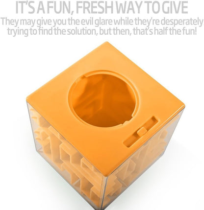 Trekbest Money Maze Puzzle Box - A Fun Unique Way to Give Gifts for Kids and Adults (Green)