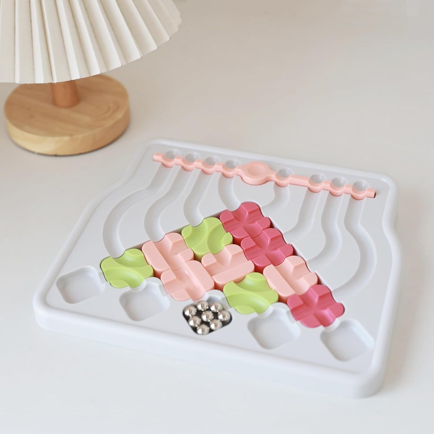 nunukids Marble Circuit Puzzle - Exciting Maze Game Toy for Kids, Fun Brain Teasers for Kids 6 Years and Above