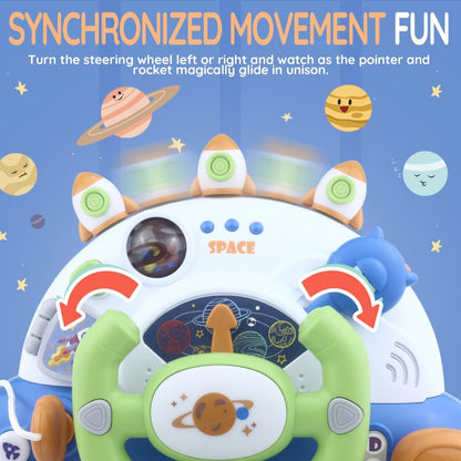 Caterbe Steering Wheel for Toddlers Toys, Baby Montessori Toy for Educational Gift
