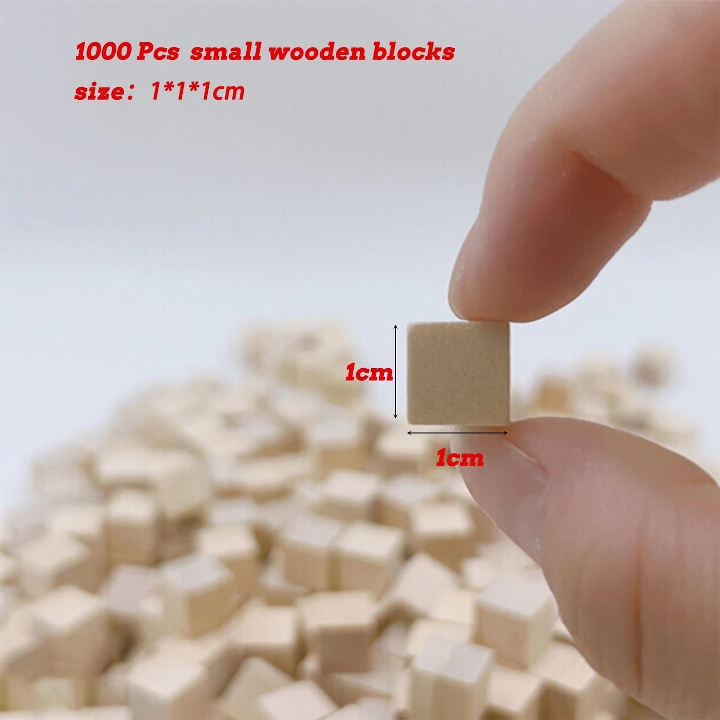 Wood Blocks for Crafts, Unfinished Wood Cubes, 2 Inch Natural Wooden Blocks, Pack of 8 Wood Square Blocks, Wooden Cubes for Arts and Crafts and DIY Projects