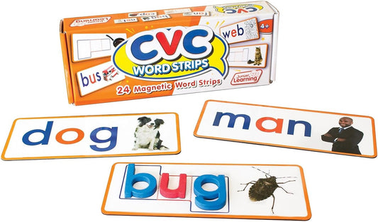 CVC Word Strips Set of 24