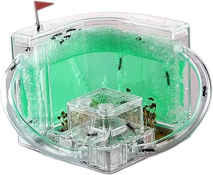 Ant Habitat Ant Farm Ant Castle Ant Castle Ant Studio Habitat Ant Farm Education and Learning Science Kit Ant Nest Farm for Learning Kit Ant Nest Ant House Ant Nest Farm(Pink), 22cm