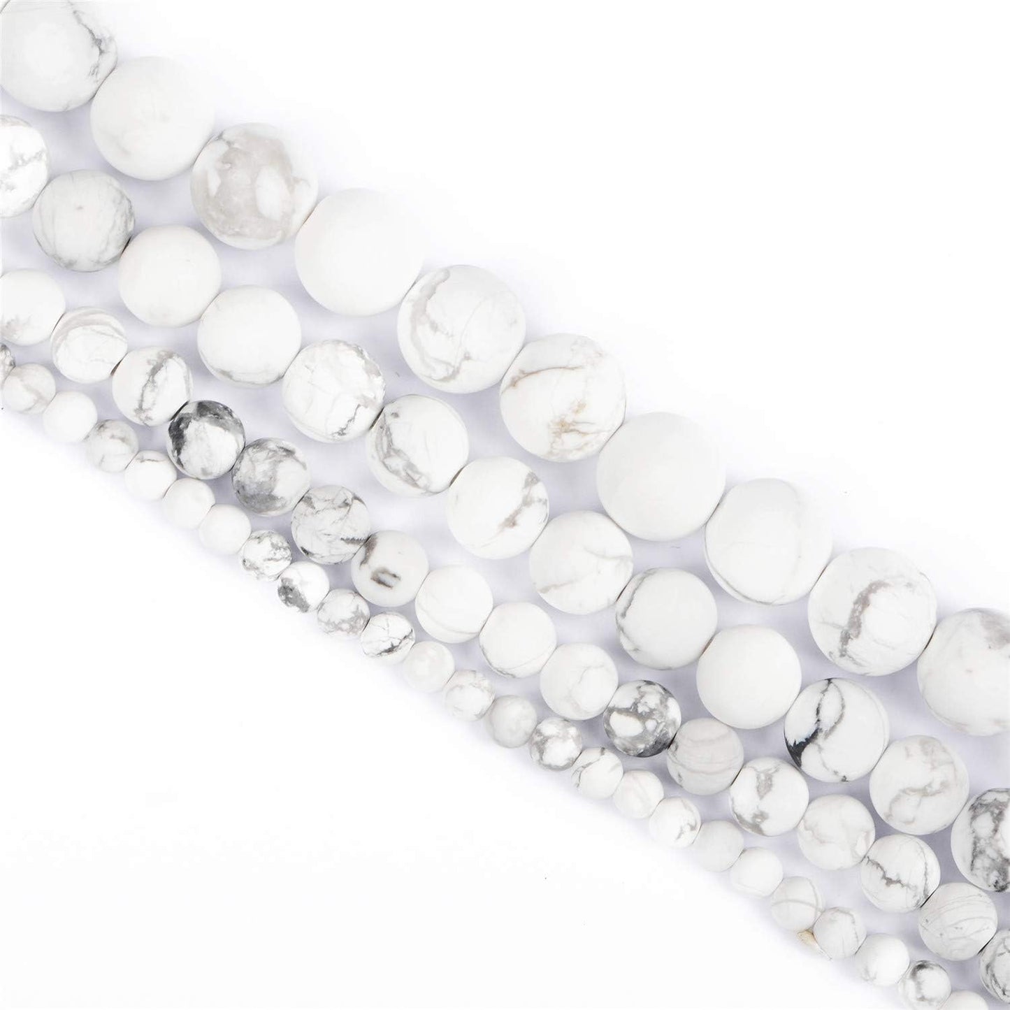 NCB 100pcs Original Natural Stone Beads Gemstone Round Loose Beads 6mm 8mm 10mm (Blue Aventurine, 6mm 100Beads) - Colors B