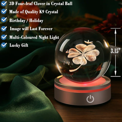 IFOLAINA 3D Solar System Crystal Ball Model Gift Space Astronomy Gift Planets Multicolor Universe Globe Ball Science Astrophysics Gift Night Light Kids Bedroom Adults Gift