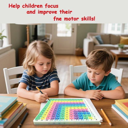 Multiplication Learning Board, 12x12 Multiplication Tables, Push Bubble Sensory Classroom & Home Learning Multiplication Chart Tool，Fidget Game for Teachers to Create a Variety of Math Operations