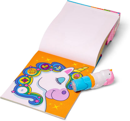 Melissa & Doug Sticker Wow!™ Sticker Stamper and 24-Page Activity Pad, 300 Stickers, Arts and Crafts Fidget Toy Collectible Character – Dinosaur - for Kids Ages 3+ - FSC Certified