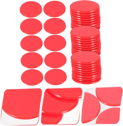 BESPORTBLE Bingo Counting Chips Game Markers for Smooth Surface Counting for Math Learning and Grouping Activities