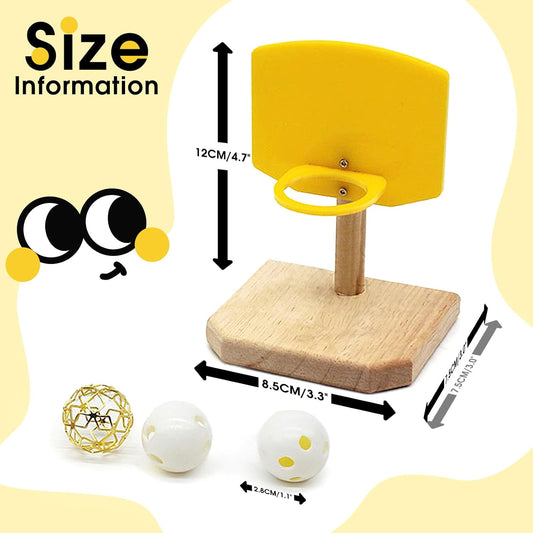 QBLEEV Bird Training Ring Toy, Parrot Trick Tabletop Toys, Educational Stacking Color Rings, Cage Toys