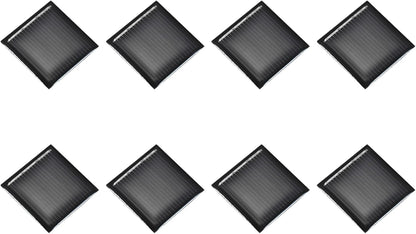 MECCANIXITY 8PCS 1.5V 0.09W 0.06A Mini Solar Panels for Solar Power, Small Solar Photovoltaic Cells Charge DIY Electric Toy Materials Solar System Kits, 1.18" x 1.18"
