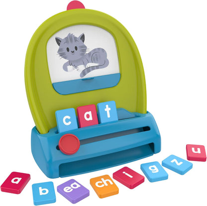 Educational Insights Spell & Drop Word Building Set - CVC Word Games, Kindergarten Learning Activities, Preschool Sight Words, Spelling Toys and Reading Games for Kids 5-7, Learn to Read Flash Cards