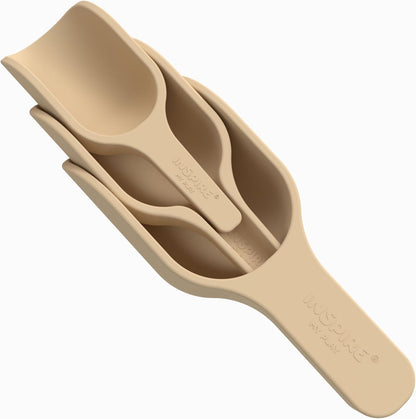 Inspire My Play - 3 x Silicone Nesting Scoops - Perfect for Sensory PlayTray - Sensory Bin Accessories - Special Education Classroom Supplies - Montessori Education Toys - Multi-Purpose Shovel - Coral