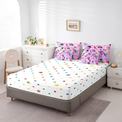 Erosebridal Chemical Equation Bed in a Bag Queen Comforter Set 7 Piece,Chemistry Bedding Sets Science Students Learning Gift Sheet Set with Comforter,Molecular Formula Education Bed Set - Colors A