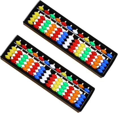 Kids Abacus Math Learning Toy 7.99 Inch Lightweight Beads Counting Tool for Early Math Skills Development and Classroom Use