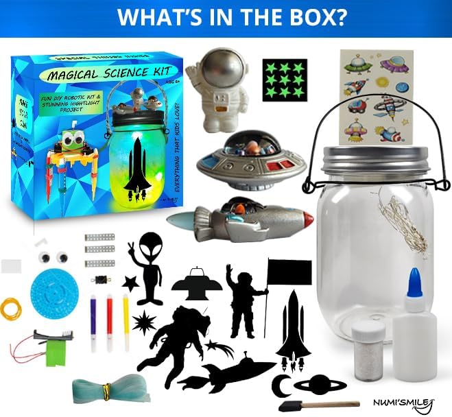 Science Robotics Kit STEM Toys for Boys, DIY Educational Arts and Crafts for Kids, Science Experiments Building Project, Best Birthday for Boys & Girls Age 8 9 10 11 12 Years Old