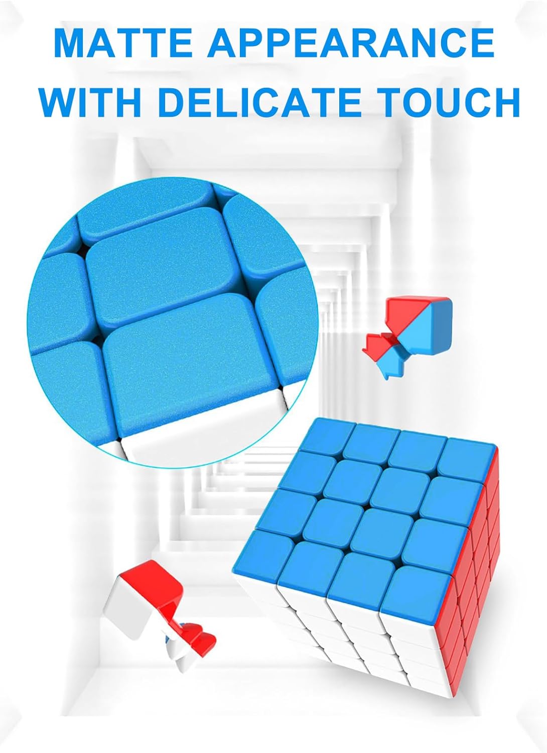 CFMOUR 20 Pack 3x3 Speed Cube Set - Stickerless Magic Cubes Bundle 3x3x3- Fast Turning Birthday Party Easter Valentines Day Gifts Puzzle Game Brain Toy for Kids and Adult