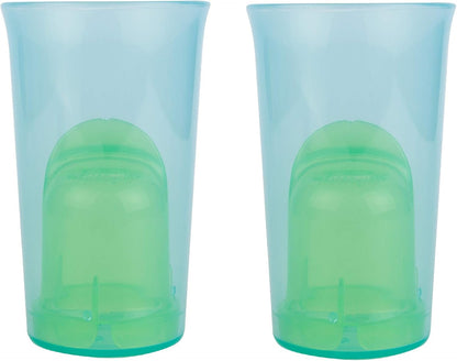 The First Years My First Open Cup — 2 Cups in 1 — Open Baby Cup with Removable Spill Control Insert — Training Cups for Transition to Toddler Cups — Ages 12 Months and Up — 2 Count