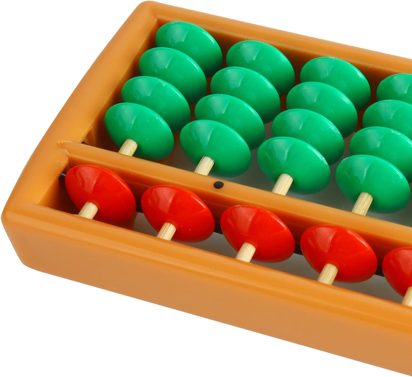 Larcele Bead Arithmetic Counting Abacus with Reset Button,13 Column SP-02 (Black 2)