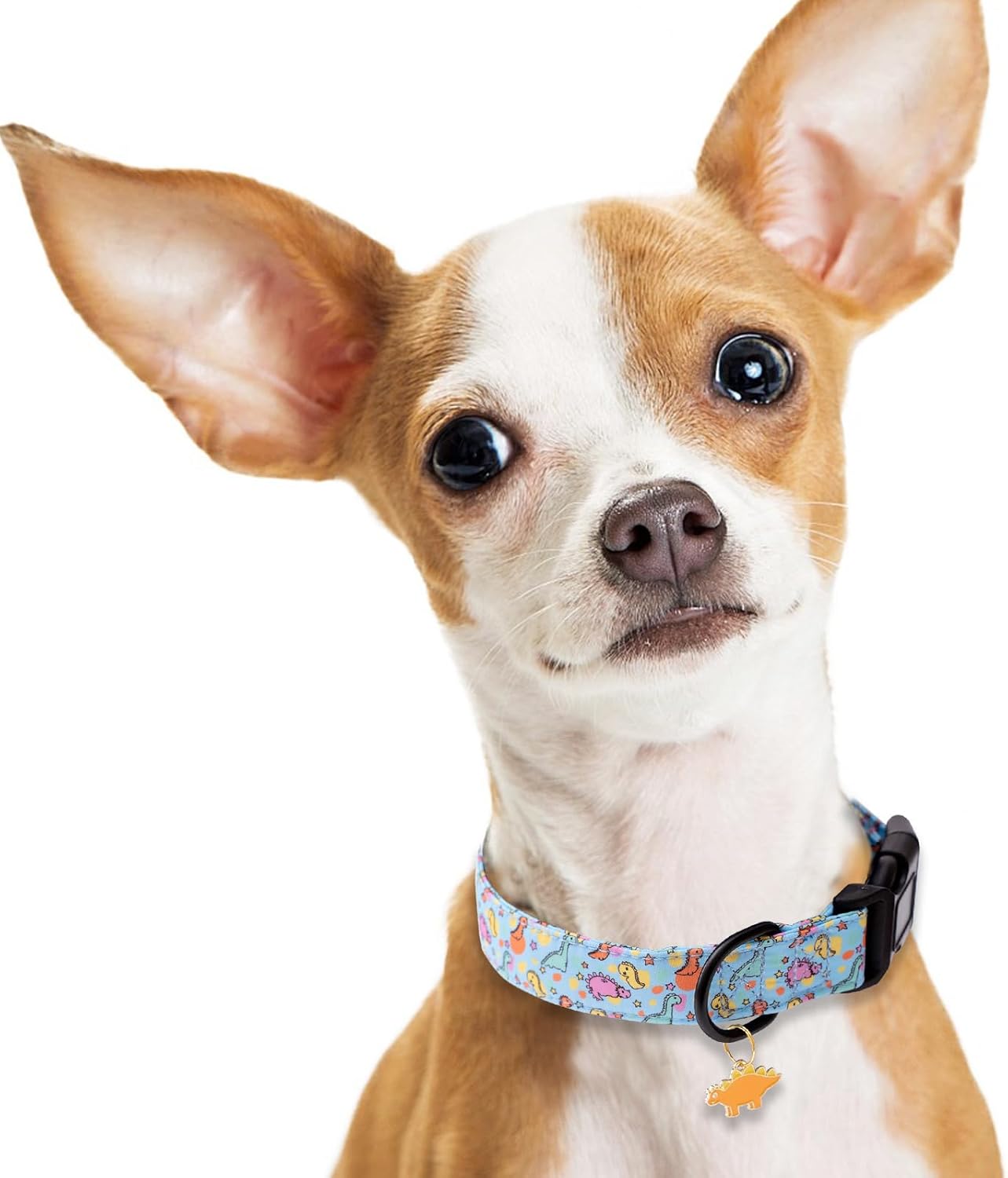 Faygarsle Dog Collar for Small Medium Large Dogs Colorful Puppy Collars for Female Dogs Toy Building Blocks Patterned Pet Collars for Summer Spring Wedding Puppy Girl Dog Collar M
