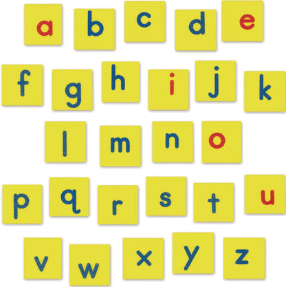 Really Good Stuff EZread Magnetic Foam Lowercase Letter Tiles - 52 Tiles, 1 3/8" Squares | Ages 4-9, Grade K-3, Alphabet for Kids, Literacy Activity, Educational, Word Building, Classroom Must Haves