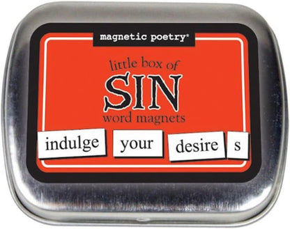Magnetic Poetry - Little Box of Happiness Kit - Words for Refrigerator - Write Poems and Letters on The Fridge - Made in The USA