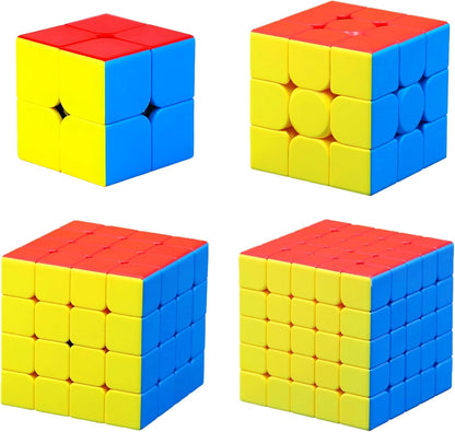 CFMOUR 20 Pack 3x3 Speed Cube Set - Stickerless Magic Cubes Bundle 3x3x3- Fast Turning Birthday Party Easter Valentines Day Gifts Puzzle Game Brain Toy for Kids and Adult
