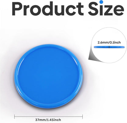 1.45 Inch Plastic Poker Chips for Game Tokens Bulk Poker Card Game Chips