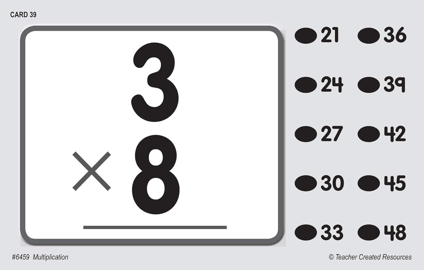 Teacher Created Resources Power Pen Learning Cards: Multiplication (6459)