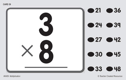 Teacher Created Resources Power Pen Learning Cards: Multiplication (6459)