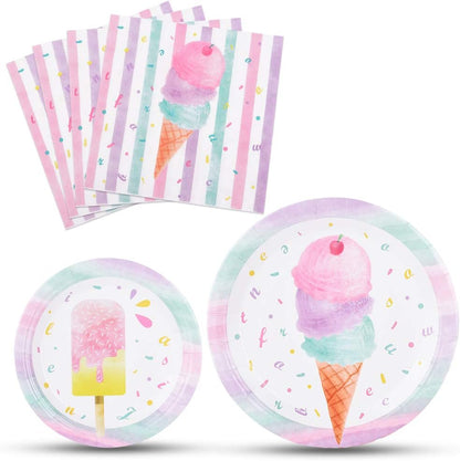 WERNNSAI Science Party Decorations - 48 Pcs Science Plates and Napkins Mad Scientist Birthday Decoration Chemistry Party Plates Set Little Scientist Labratory Favors Serves 16 Guests