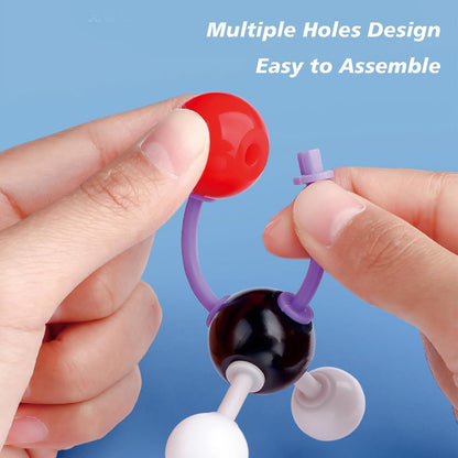 Chemistry Molecular Model Kit (136 Pcs) for Student and Teacher,Organic and Inorganic Chemical Learning Set,Motivate Enthusiasm for Learning Chemistry and Raising Space Imagination