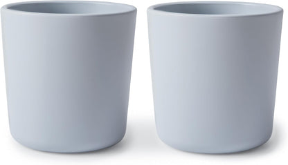 mushie Dinnerware Cups For Kids | Made in Denmark, Set of 2 (Ivory) - Colors B
