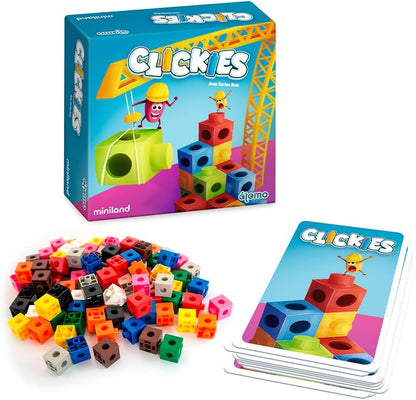 Miniland Board Game for Kids +5, Develops Fine Motor Skills, Come with Wooden Bugs, Tweezers and Game Boards, Children Memory and Pincer Grasp | Catch The Bug