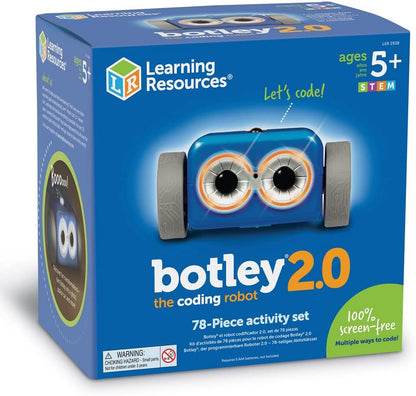 Learning Resources Botley The Coding Robot 2.0 Activity Set - 78 Pieces, Ages 5+, Coding Robot for Kids, STEM Toys for Kids, Early Programming and Coding Games for Kids