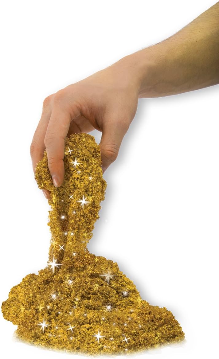 Kinetic Sand 6026411 "Metallic Sand Assortment Playset (Variety of Styles – Style Picked at Random)