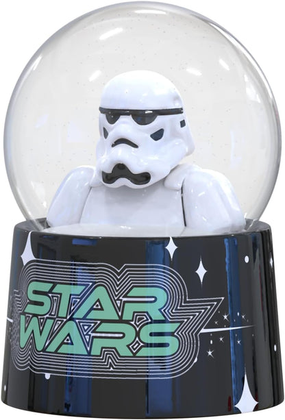 Silver Buffalo Disney Mickey and Friends Mini Light Up Snow Globe│Minnie Mouse│3.8 Inches Tall, 45mm (Small)