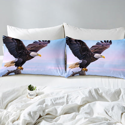 Manfei Musical Kids Fitted Sheet Full Size, MusicalGuitar Radio Drum Kit Headset Print Bedding Set 3pcs for Boys Girls, Rock Music Bed Cover with 2 Pillowcases, Soft Polyester Bedding, No Top Sheet