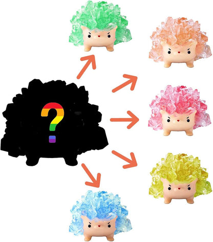 Crystal Growing Toys for Kids - Vibrant Colorful Crystal Hedgehog to Grow,Science Experiments Learning and Education for Kids STEM Gifts for Boys & Girls 8 Years + (Moss Green)