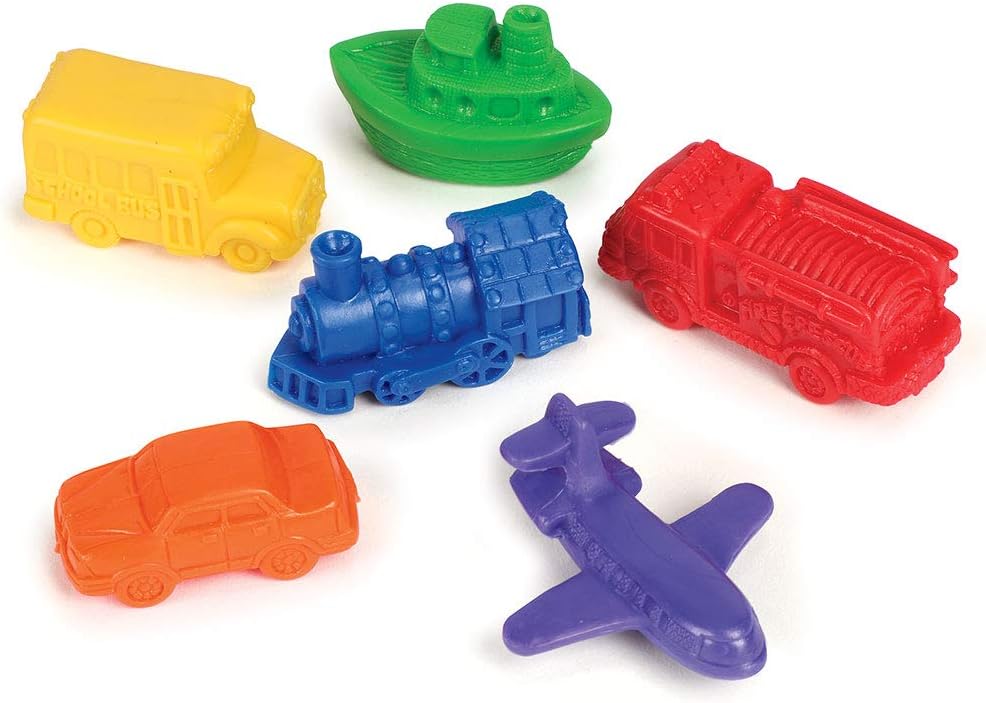 Learning Resources Mini Motors Counting and Sorting Fun Set - 72 Pieces, Ages 3+ Car Counters for Kids, Preschool Math Counters, Math for Preschoolers