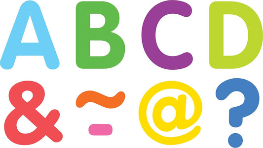 Teacher Created Resources Colorful Classic 2'' Magnetic Letters