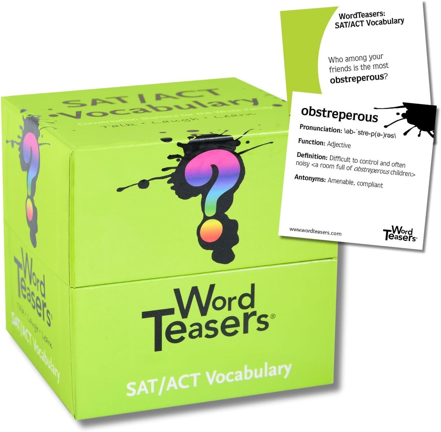 ? WORD TEASERS Junior - Vocabulary Word Game for Kids 8+ - Fun Family Conversation Starters - Reading Games for Elementary & Middle School - 150 Vocabulary Flash Cards/Conversation Cards