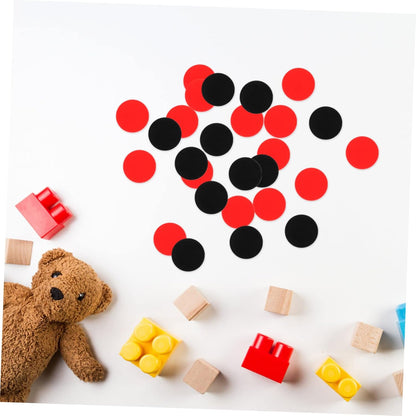 Abaodam 100Pcs Two-Color Counting Chips for Boys and Girls Educational Plastic Round Sheets for Math Learning and Early Education for Classroom Games and Home Use